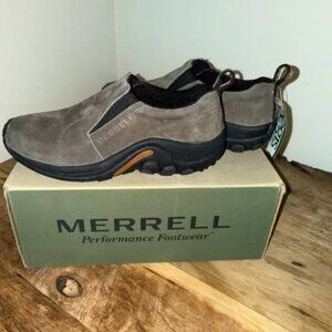🆕  Era Moc Walnut Luxury Slip Ons by Merrell. - Size 7